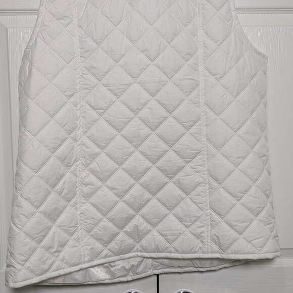 Marc New York | Andrew Marc Women's White Puffer Vest, Plus Size XXL, Full Zip - Picture 6 of 16